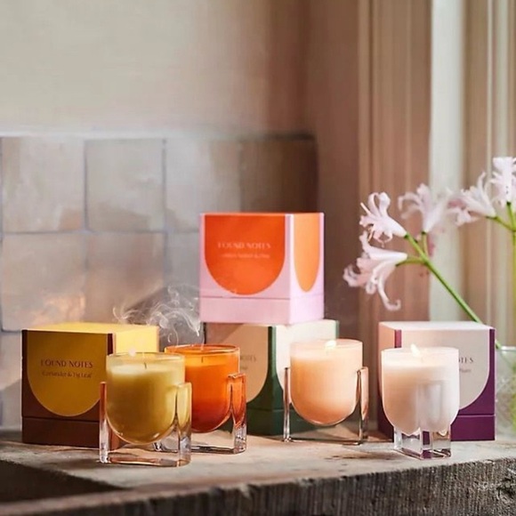 Anthropologie Found Notes Coriander & Fig Leaf Candle - Picture 2 of 3